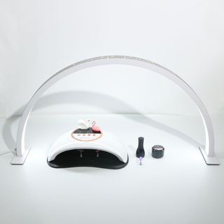 48W LED U Shape Desk Manicure Lamp Color Temperature Brightness Adjustment Lamp