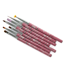 7pcs Metal Handle Nail Brush