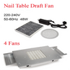 48w Nail Table Dust Collector 4 Fans Nail Cleaning Vacuum Machine