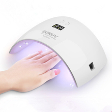 36W Nail Dryer UV LED Lamp Upgrade White Light Nail Lamp With Time Display And Sensor