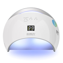 Smart Lamp 48w Nail LED UV Lamp Dryer Metal Bottom LCD Timer 
