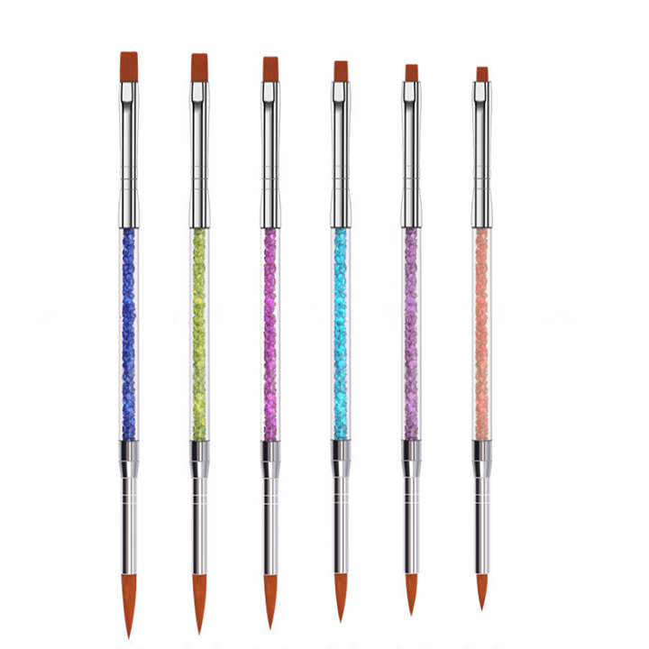 Dual Head Gel Polish Brush Painting Acrylic Brush