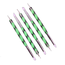 Double Use Wave Pattern Silicone Pen with Dotting Pen