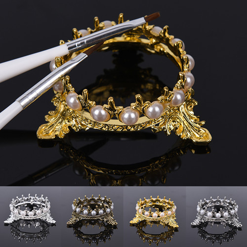 Crown Design Nail Art Brush Display