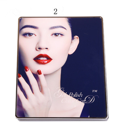  120 Colors Acrylic Nail Gel Polish Display Card Color Chart Book