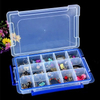 15 Grids Plastic Empty Storage Box Nail Art Studs Tools