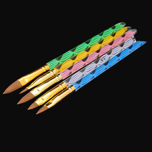 5pcs Acrylic Nail Art Carving Pen Brush