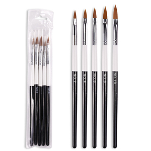 Wooden Nail Art Acrylic Brush 