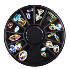 Hot Sales AB Clear Nail Beauty Amazing Rhinestones Famous Nail Arts Design