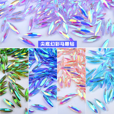 3d Nail Art Eye Acrylic Rhinestones