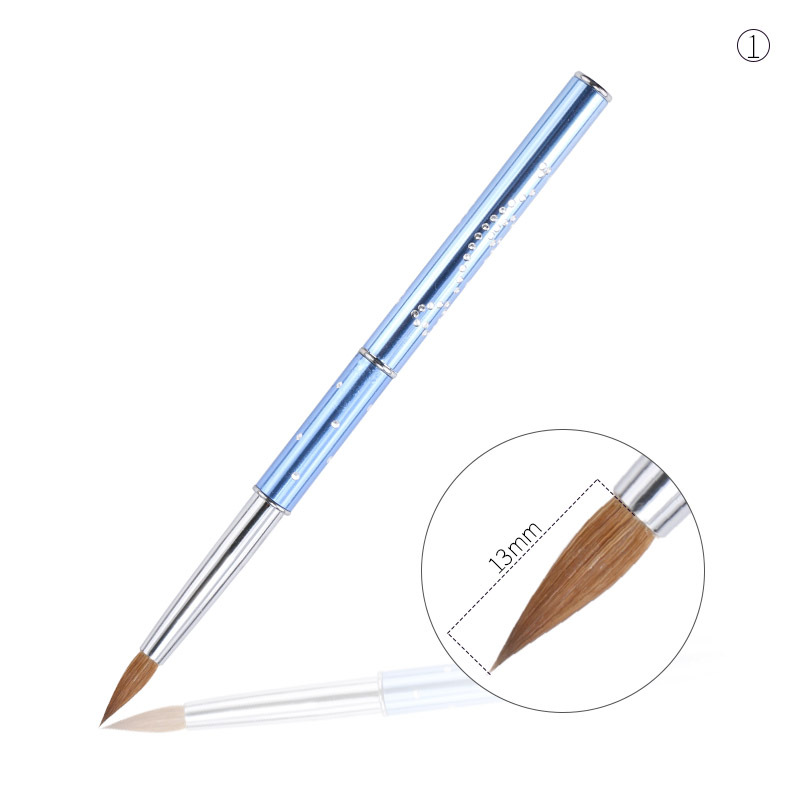 4#-12# Metal Painting Kolinsky Acrylic Nail Brush