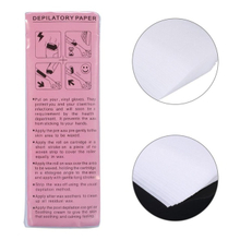 100Sheets/Bag Depilatory Wax Strips Hair Removal Tool