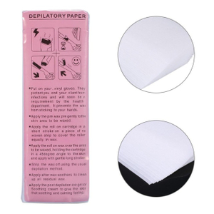 100Sheets/Bag Depilatory Wax Strips Hair Removal Tool