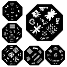 QA Series Metal Nail Design Stamping Plate 