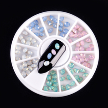 Sharp Albumen Nail Rhinestone