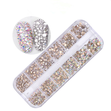 1440pcs Flatback 3D Nail Rhinestones 