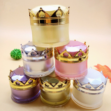 5g/10g Crown Shape Nail Acrylic Powder UV Gel Polish Bottle