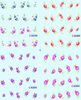 Flower Design Water Nail Sticker