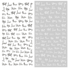 F211 DIY Design 3D Self Adhesive Words Nail Art Sticker