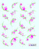 Flower Nail Water Sticker(small)
