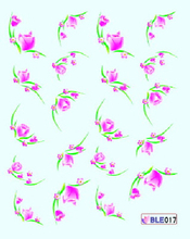 Flower Nail Water Sticker(small)