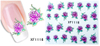 XF1115-1120 Flower Water Nail Sticker
