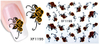 XF1193-1198 Flower Water Nail Sticker
