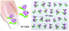 XF1049-1054 Flower Water Nail Sticker