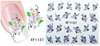 XF1133-1138 Flower Water Nail Sticker