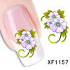 XF1157-1162 Flower Water Nail Sticker