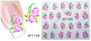 XF1151-1156 Flower Water Nail Sticker