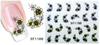 XF1163-1168 Flower Water Nail Sticker