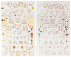 F335 DIY Design 3D Self Adhesive Heart Nail Art Sticker