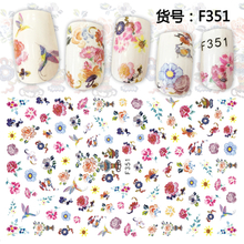 F351 DIY Design 3D Self Adhesive Flower Nail Art Sticker