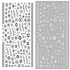 F371 DIY Design 3D Self Adhesive Flower Nail Art Sticker