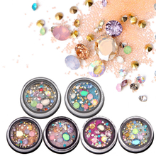 Mixed Nail Rhinestone 