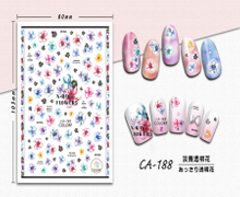 CA-188 3D Elegant Flower Nail Sticker