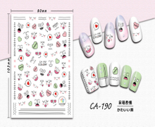 CA-190 3D Stay Cute Nail Sticker