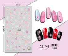 CA-183 3D Pastel Cherry Blossom Nail Sticker