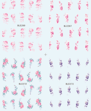 Flower Water Nail Sticker(small)