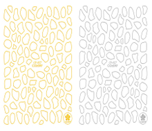 CB-027 3D Irregular Shape Nail Art Sticker