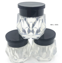 Empty Diamond Shape Nail Decoration Pot
