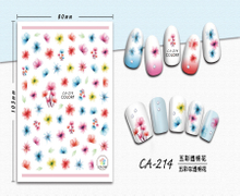 CA-214 3D Flower Nail Sticker