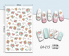 CA-215 3D Character Flower Nail Sticker