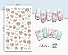 CA-215 3D Character Flower Nail Sticker