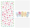 MT033-038 3D Flower Series Nail Art Sticker