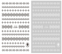 CB-059 3D Lace Self Adhesive Nail Art Sticker