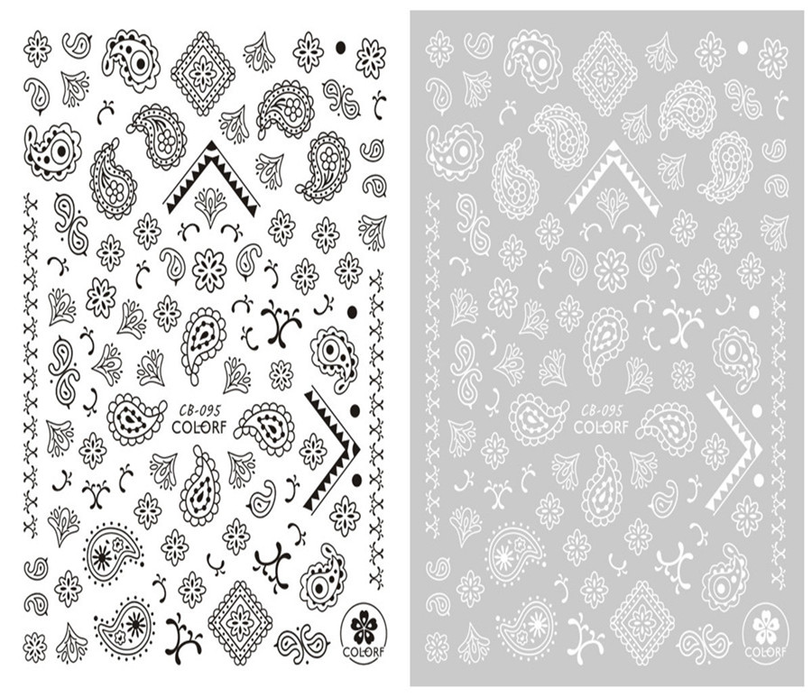 CB-095 3D Fashion Nail Art Sticker