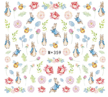 M+354-361 Cartoon Water Nail Sticker 