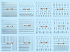 HBJY145-156 3D Silver Marine Life Nail Art Sticker 
